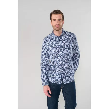 Chemise Juna à motif feuilles