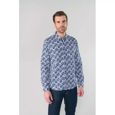 Chemise Juna à motif feuilles