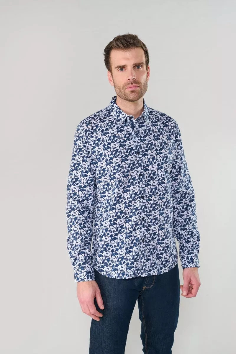 Chemise Juna à motif feuilles