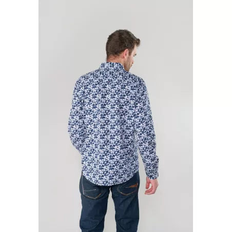 Chemise Juna à motif feuilles