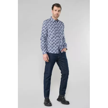 Chemise Juna à motif feuilles