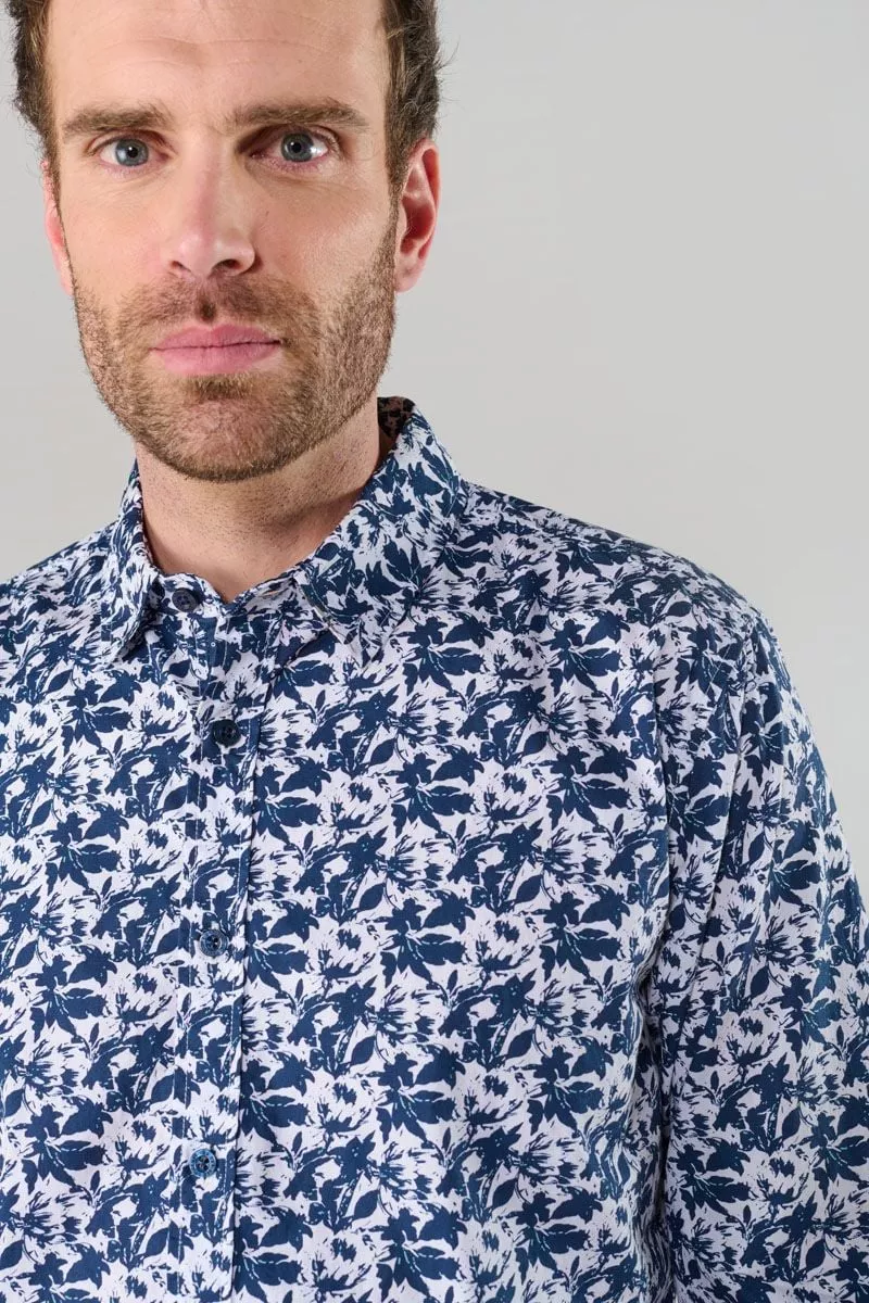 Chemise Juna à motif feuilles