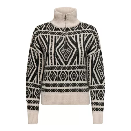 ONLFELICIA ZIP Pull en tricot