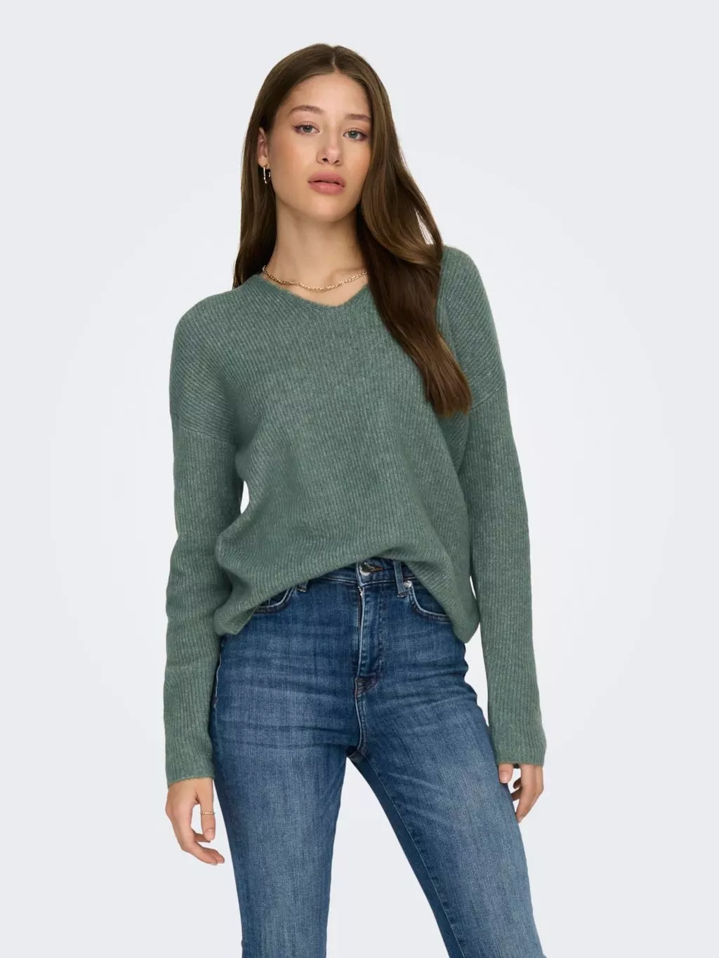 ONLCAMILLA V-NECK L/S PULLOVER KNT NOOS