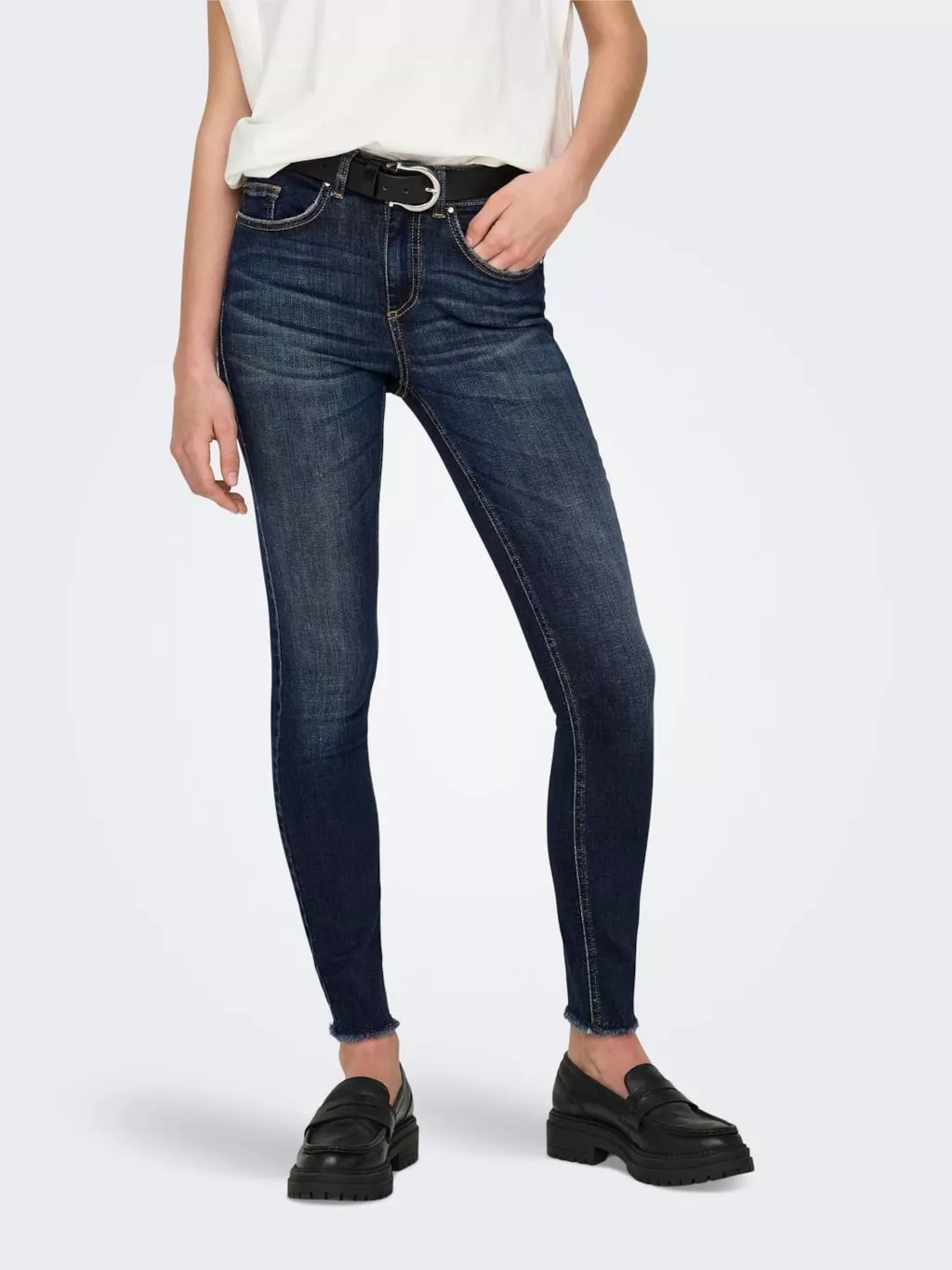 ONLBLUSH Taille moyenne Skinny Fit Jeans