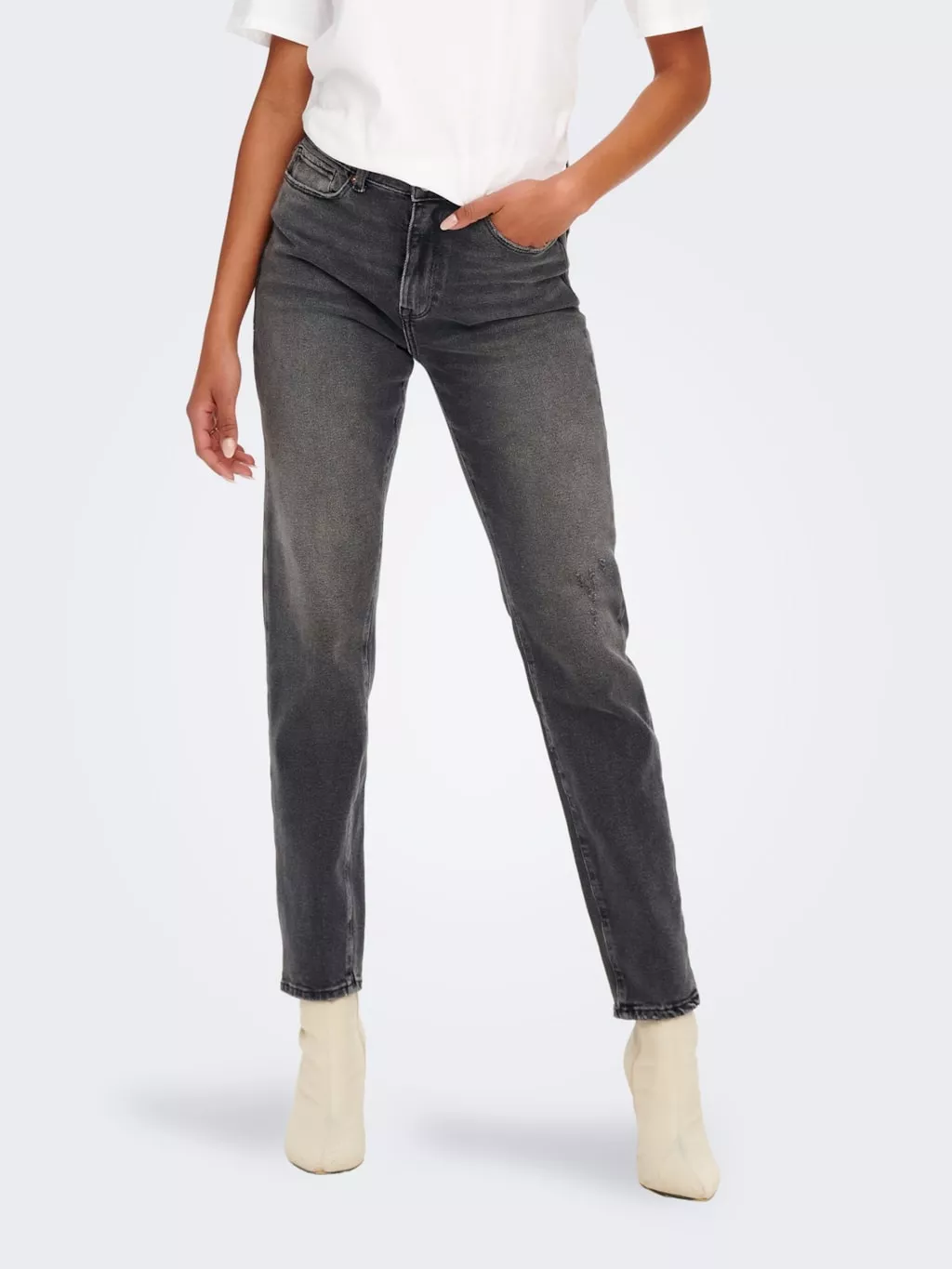 STRETCH LONGUEUR CHEVILLE JEAN TAILLE HAUTE