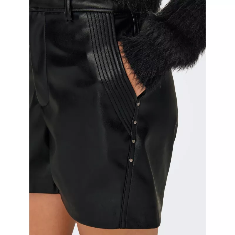 ONLIDINA HW FAUX LEATHER SHORTS CC PNT