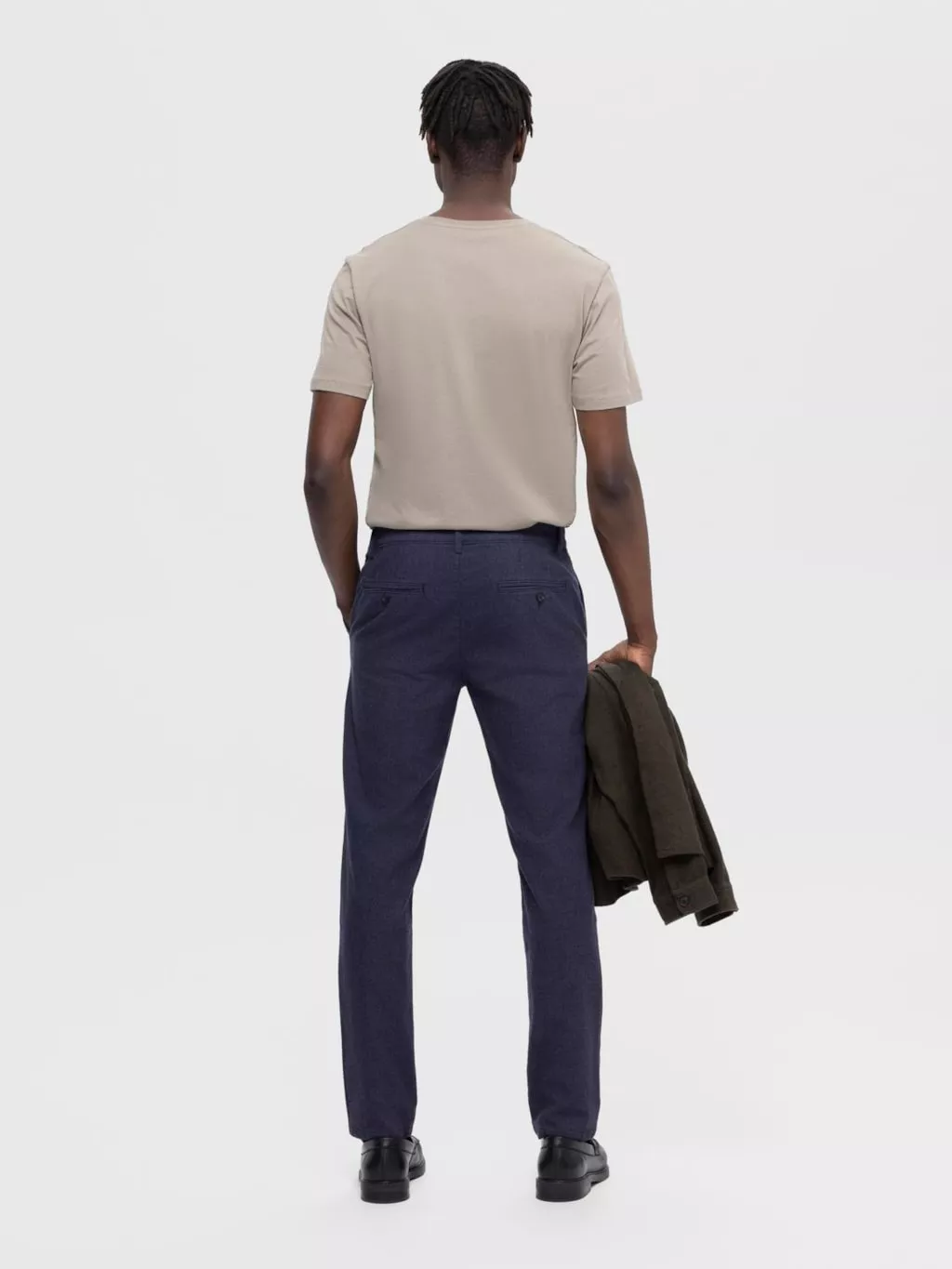 SLH175-BROSSÉ COUPE SLIM CHINOS
