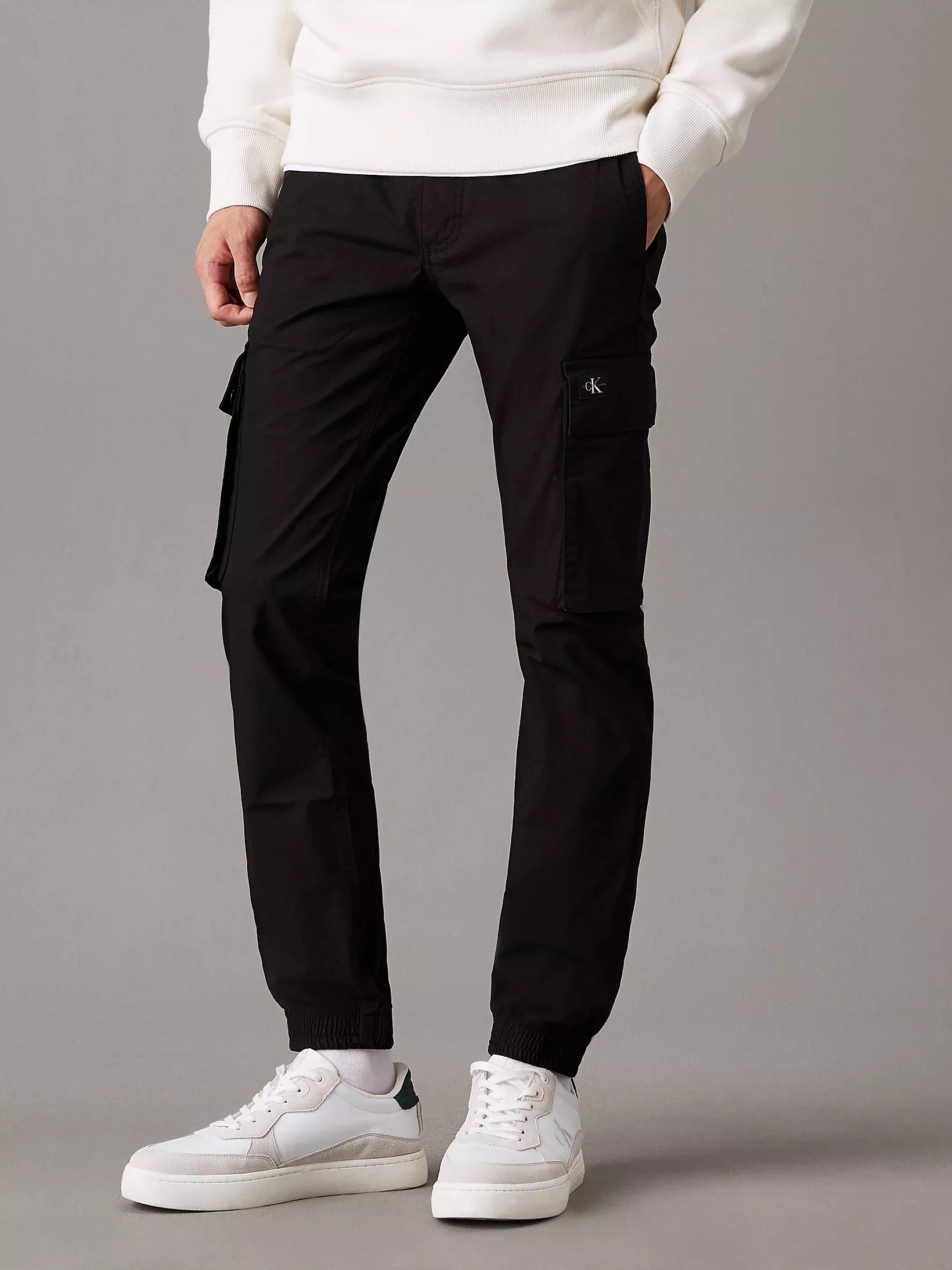 Pantalon cargo skinny en ripstop