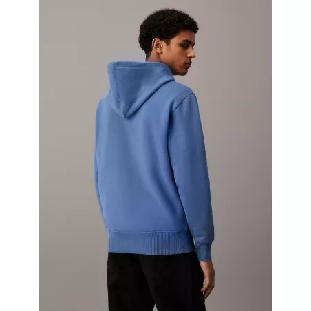 Sweat-shirt à capuche en polaire et coton épais