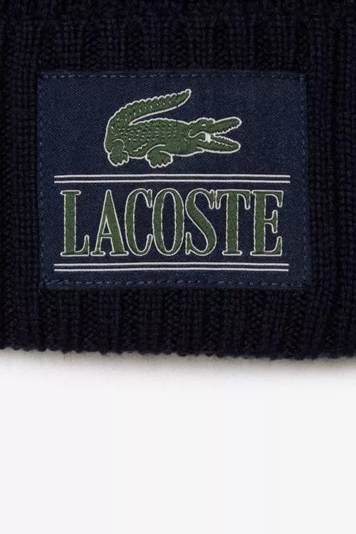 BONNET UNISEXE LACOSTE EN LAINE