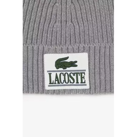 BONNET UNISEXE LACOSTE EN LAINE