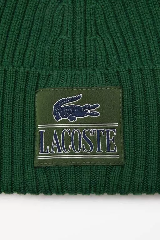 BONNET UNISEXE LACOSTE EN LAINE