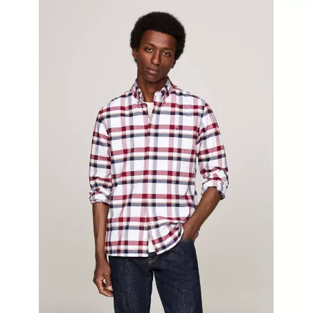 Chemise Oxford coupe standard à carreaux