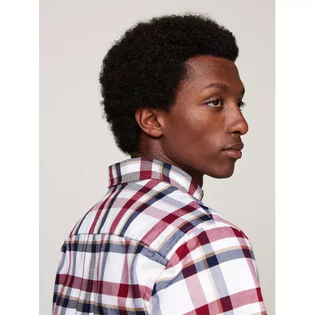Chemise Oxford coupe standard à carreaux