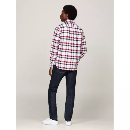 Chemise Oxford coupe standard à carreaux