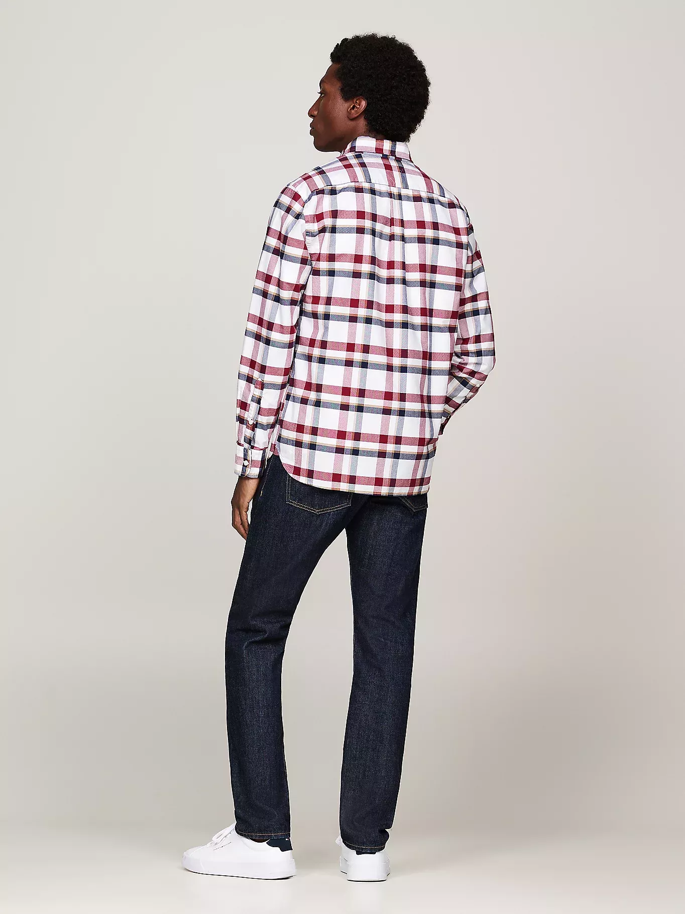 Chemise Oxford coupe standard à carreaux