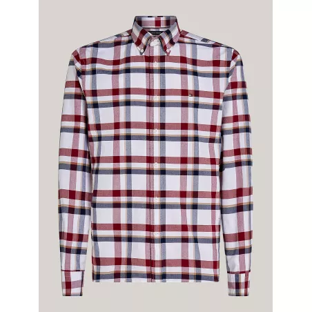 Chemise Oxford coupe standard à carreaux
