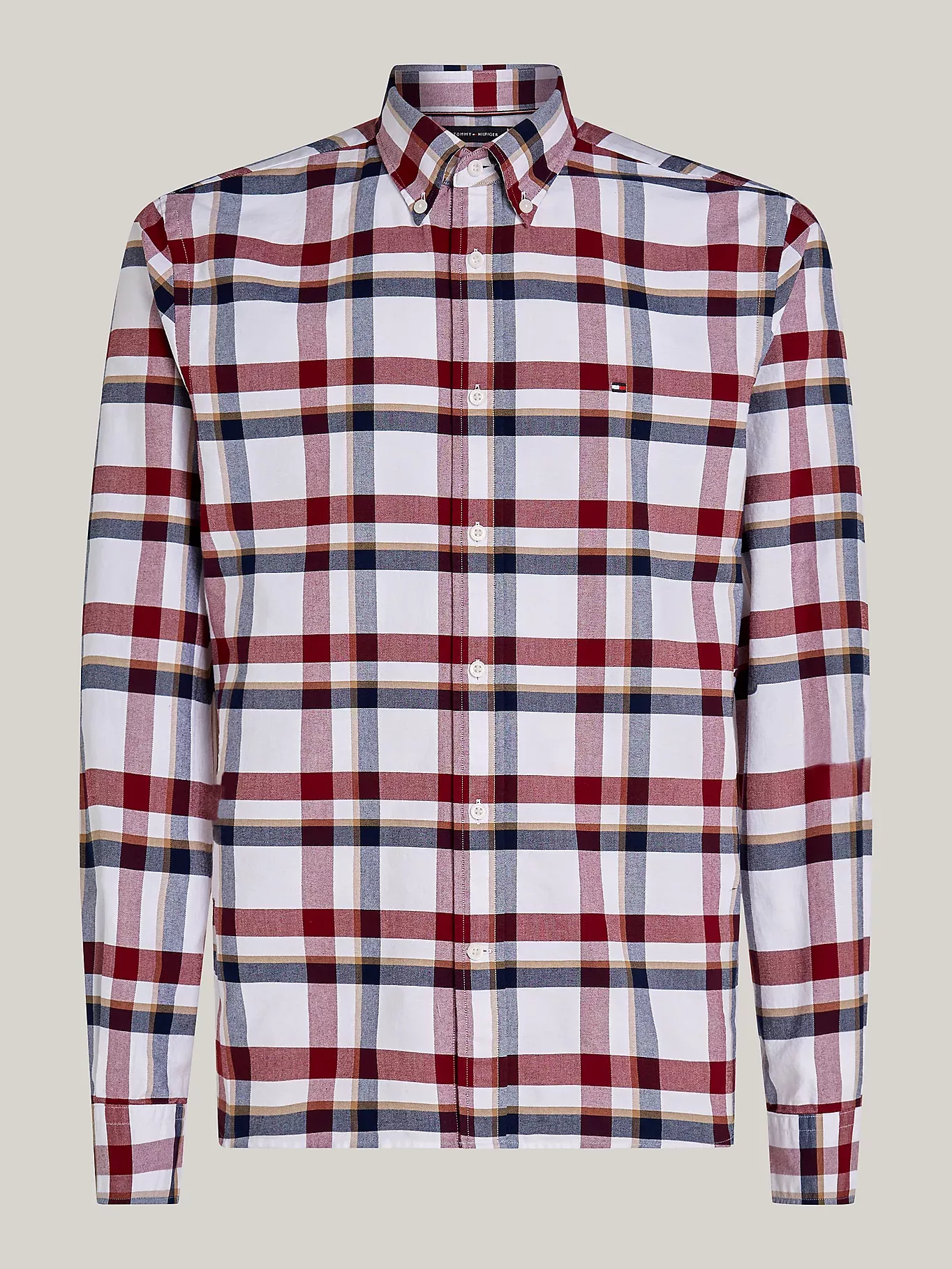 Chemise Oxford coupe standard à carreaux