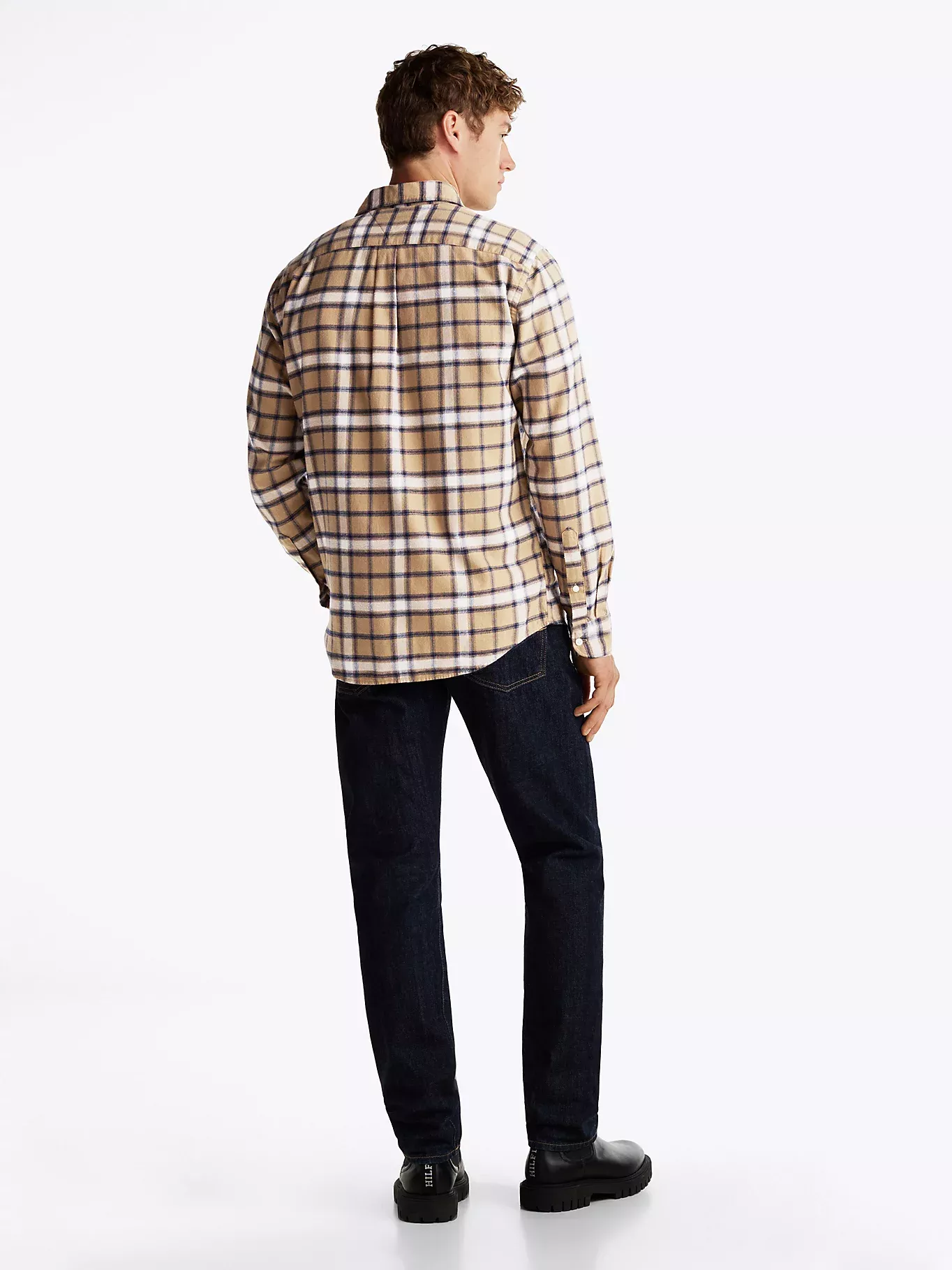 Chemise coupe standard à carreaux ombrés