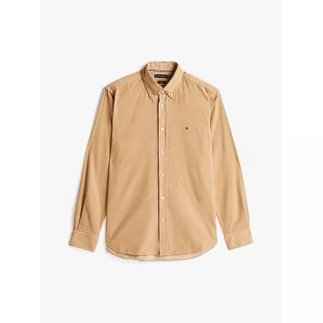 Chemise coupe standard en velours côtelé