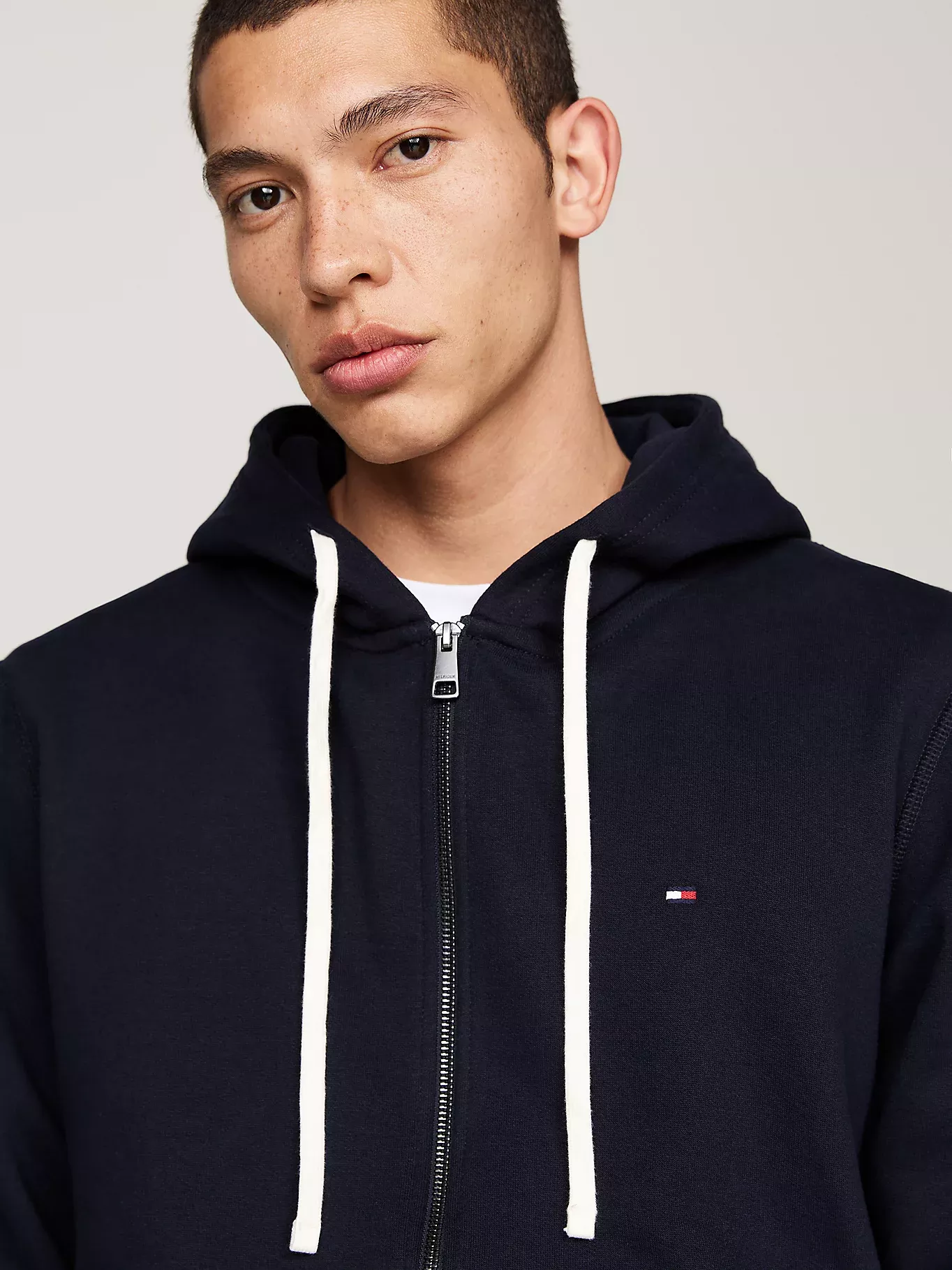 Sweat à capuche en molleton zippé
