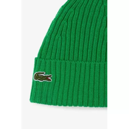 BONNET UNISEXE LACOSTE EN LAINE