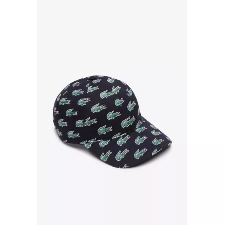 CASQUETTE IMPRIMÉ CROCODILE EN COTON