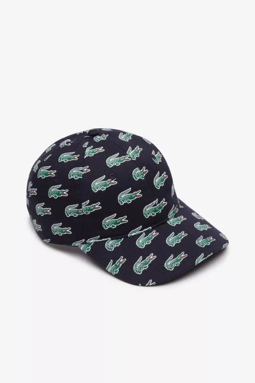 CASQUETTE IMPRIMÉ CROCODILE EN COTON