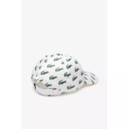 CASQUETTE IMPRIMÉ CROCODILE EN COTON