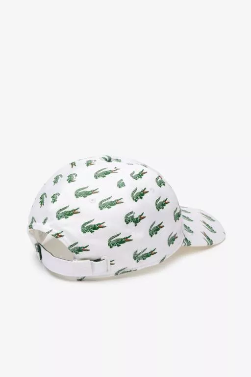 CASQUETTE IMPRIMÉ CROCODILE EN COTON