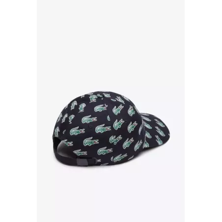 CASQUETTE IMPRIMÉ CROCODILE EN COTON