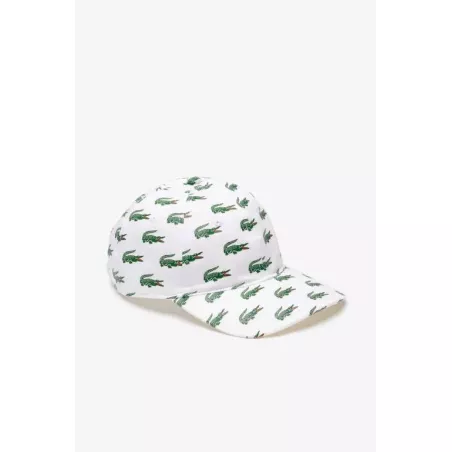 CASQUETTE IMPRIMÉ CROCODILE EN COTON