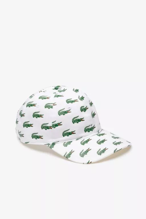 CASQUETTE IMPRIMÉ CROCODILE EN COTON