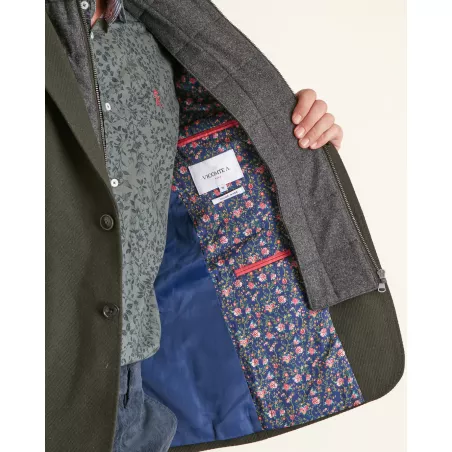 BLAZER AVEC PARMENTURE AMOVIBLE