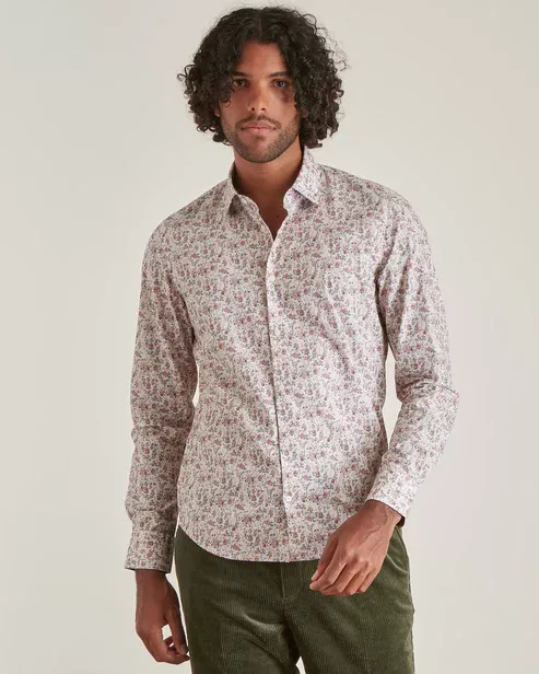 CHEMISE SLIM À IMPRIMÉ BOUQUET