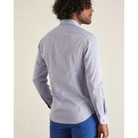 CHEMISE SLIM À MICRO POIS