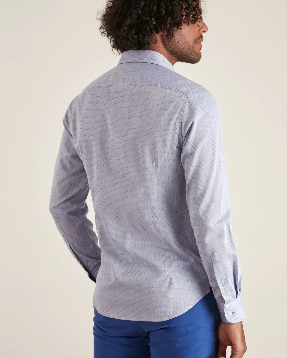 CHEMISE SLIM À MICRO POIS