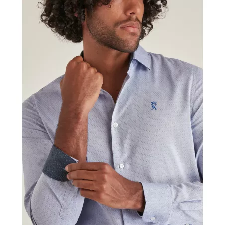 CHEMISE SLIM À MICRO POIS