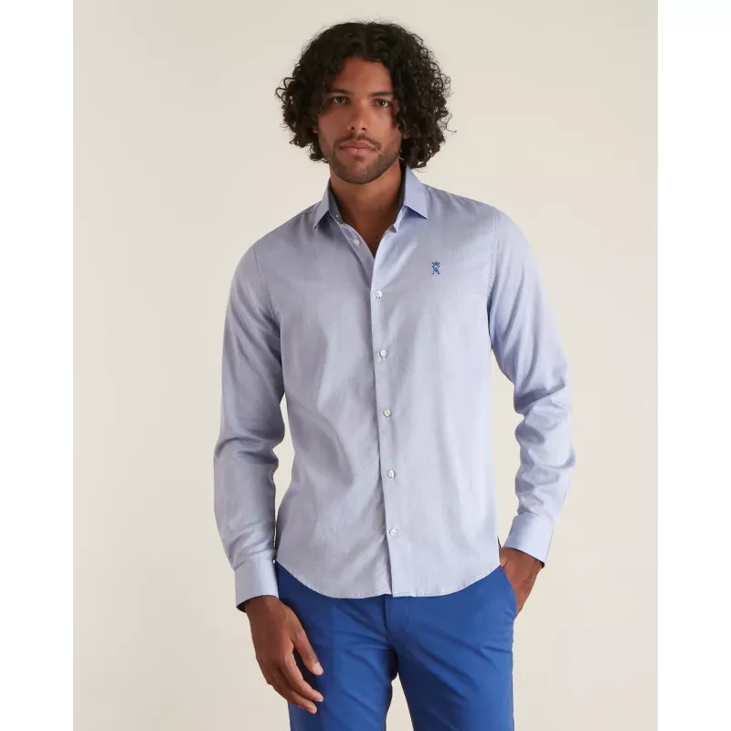 CHEMISE SLIM À MICRO POIS