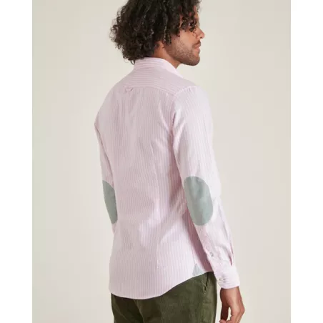 CHEMISE SLIM OXFORD À RAYURES