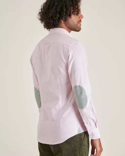 CHEMISE SLIM OXFORD À RAYURES